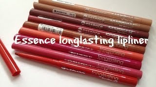 Mini REVIEW ESSENCE Longlasting lipliner [upl. by Mayrim921]