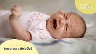 Les pleurs de bébé  En 1 minute [upl. by Shetrit848]