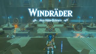 Windräder im AkoVataSchrein in Zelda Breath of the Wild [upl. by Lizzy]