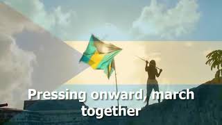 National Anthem of The Bahamas  quotMarch On Bahamalandquot [upl. by Nelaf]