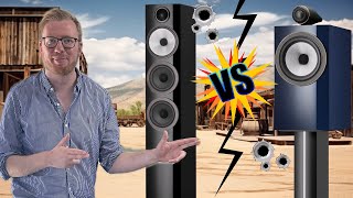 BOOKSHELF VS FLOORSTANDER  Bowers and Wilkins 704 S3 and 705 S3 Speaker Comparison [upl. by Krefetz]