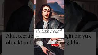 Spinoza Akıl tecrübesiz bir zihin için felsefe [upl. by Hanleigh]