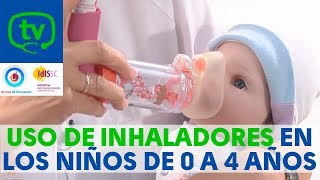 Inhaladores para niños de 0 a 4 años Su uso paso a paso [upl. by Ainoval]