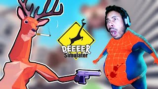 Deer Simulator  Is Deer Spider Man😂  Funniest Game Ever  Subroto Gaming [upl. by Galvin]