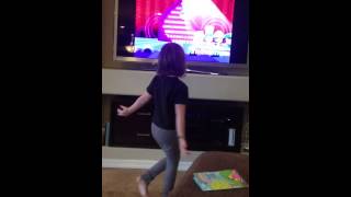 Jovie doing Bubble Guppies dance [upl. by Keslie]