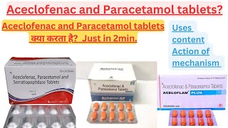 Aceclofenac Paracetamol ip 1000 mg Tablets Uses  Aldigesix SP tablets [upl. by Dniren]