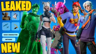 ALL NEW FORTNITE LEAKED SKINS amp EMOTES Nike Drax Mantis Young Groot [upl. by Carolynn]