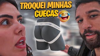 COMPRANDO CUECAS EM PROMOÇÃO NO OUTLET DOS EUA😂 [upl. by Eerat33]