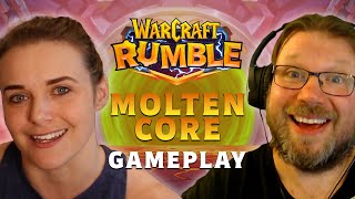 Molten Core Gameplay  Warcraft Rumble [upl. by Annoel28]