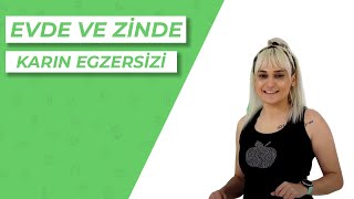 Evde ve Zinde  Evde Karın Egzersizi [upl. by Teiluj]