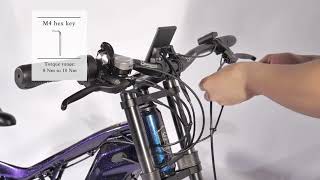 MX03 Ebike Assembly Guide [upl. by Ahseetal147]