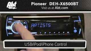 Demo and Features of the Pioneer Car Stereo With Bluetooth  DEHX6500BT [upl. by Uela]