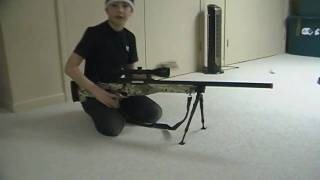 LEAPERS UTG L96 AIRSOFT SNIPER RIFLE REVIEW [upl. by Burkle917]