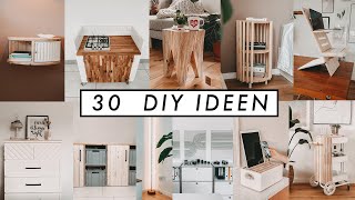 30 DIY amp Upcycling Ideen für dein Zuhause aus Holz zum selber bauen  EASY ALEX [upl. by Eniowtna]