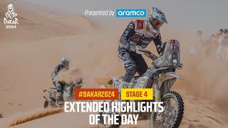 Extended highlights of Stage 4 presented by Aramco  Dakar2024 [upl. by Ellehsim]