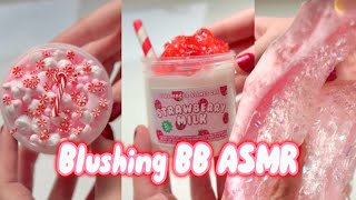 Blushingbb Slime Review  No talking No voiceover no music Satisfying Asmr [upl. by Eecrad]