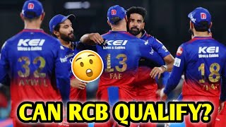 Can RCB QUALIFY for the Playoffs Fully Explained 👀 RCB Top 4 Calculation IPL 2024 Cricket News [upl. by Annil318]