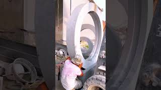 Production process of stone rolling fountain [upl. by Cormack209]