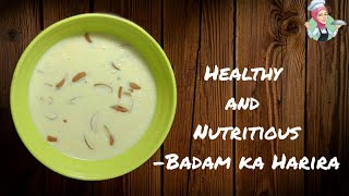 Hyderabadi Badam Ka Harira  Healthy Almond Milk Drink  Badam Harira Recipe  Nazis kitchen [upl. by Brooking]