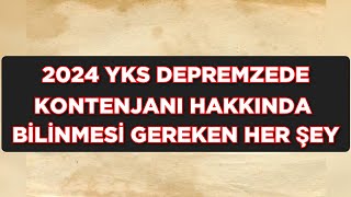 2024 YKS DEPREMZEDE KONTENJANI HAKKINDA Bilinmesi Gereken HER ŞEY ‼️ [upl. by Digirb104]