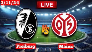 Freiburg vs Mainz  Bundesliga  Fifa Live Match Score Today 🛑 [upl. by Fonda]