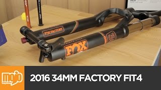 FOX 34mm Factory FIT4 FLOAT 2016 [upl. by Aicul446]