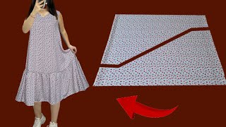 🔥WOW✂️Only 15 meter fabric 🧵 Stylish Dresses Ideas Cut and Sew in 10 Minutes 💃 New Year Trends [upl. by Ahab294]