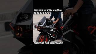 Restoration of Bajaj Pulsar Converting in to KTM RC  Restored old to New  restoration trending [upl. by Maxwell]