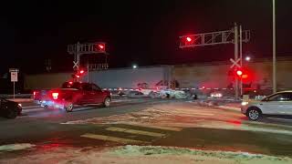 Northridge Drive Okotoks AB  Railroad Crossing NO TRIPOD [upl. by Titania]