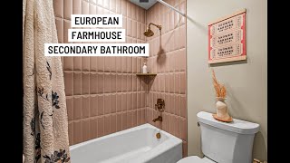 European Farmhouse Larkspur Secondary Bathroom [upl. by Shiverick327]