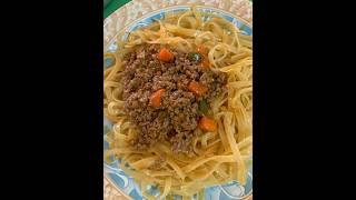 Spaghetti Bolognese spaghettirecipe bolognese yummy youtube youtubeshorts [upl. by Assirolc]