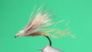 DEER HAIR TAN CADDIS EMERGER  FLY TYING TUTORIAL [upl. by Ellivnarg323]