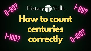 How do you correctly number centuries in history [upl. by Kraska]