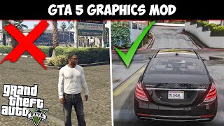 GTA 5  GRAPHICS MOD FOR GTA 5  LOW END PC  NO LAG 😍  IN JUST 3 MINUTES graphicsmod gta5 [upl. by Ellegna811]