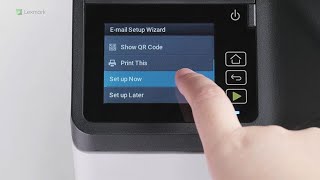 Lexmark—Configuring the scan to email wizard for 28 touchscreen printers [upl. by Oza601]