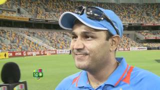 Feb 21st Virender Sehwag post match [upl. by Bruckner]