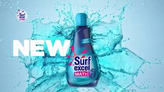 Surf Excel Matic Top Load Liquid Detergent 4L Refill Pouch Specially designed to [upl. by Nohsav662]