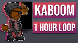 Friday Night Funkin VS Demoman  Kaboom  1 hour loop [upl. by Arrimat]