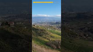 Panorámica de Rende Paese un bello pueblo de montaña en Calabria [upl. by Perlis]