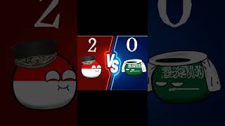 Indonesia vs Arab 20🤣🗿countryballanimation pialadunia2026shortsvideo [upl. by Graniah]