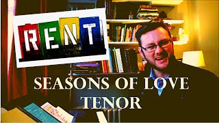 Seasons of Love TENOR [upl. by Vachil]