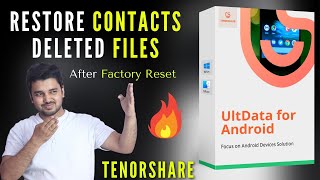 How to Recover Contacts After Factory Reset Android  Restore Deleted Files  Hindi [upl. by Nahtaneoj]