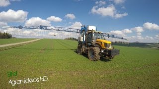 Flüssigdünger ausbringen mit JCB Fastrac 2155 amp Inuma Iuas 2024 LU Klaus Land 2016 [upl. by Eiramyelhsa98]