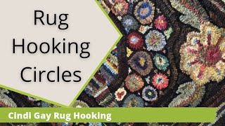 How to rug hook a circle [upl. by Semadar]