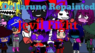 The Ethans  Deltarune React ToDeltarune Repainted Jevil Fight By Alright Alligator Gacha Club [upl. by Peskoff]