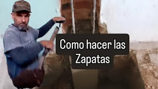 Como hacer las ZAPATAS [upl. by Avehs760]