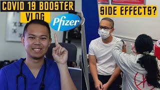 COVID 19 Booster Vaccine Vlog  Pfizer CVS Side Effects [upl. by Farly]