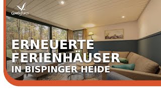 Erneuerte Ferienhäuser in Bispinger Heide – Nahaufnahme Neues  Center Parcs [upl. by Assirram749]