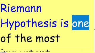 Riemann hypothesis is proved [upl. by Otrevire]