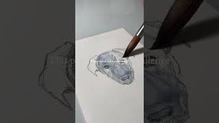 Painting ASMR dog heads asmr artwork painting watercolor [upl. by Ellitnahc]